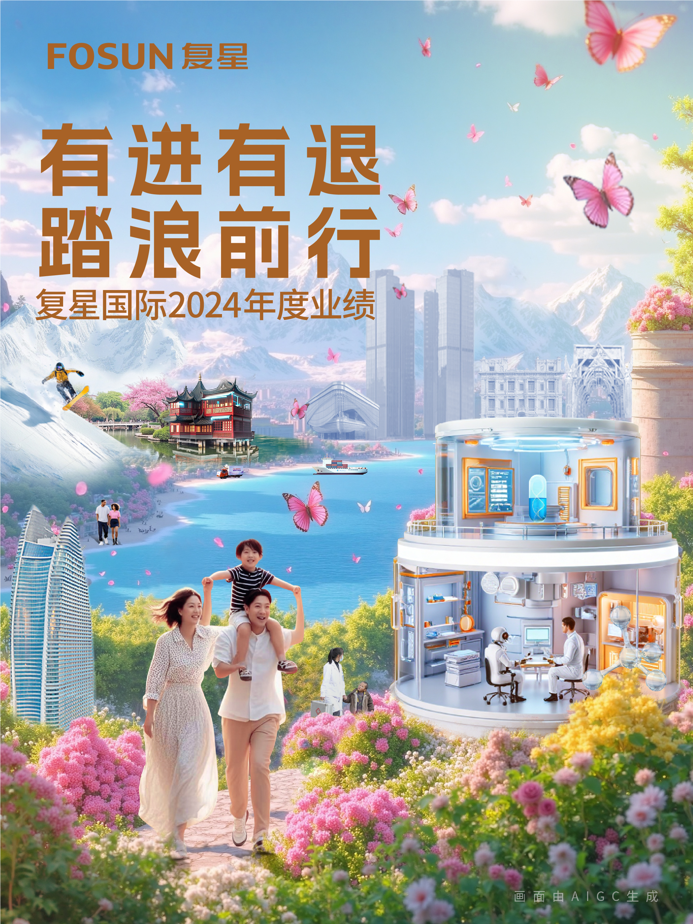 復星國際發(fā)布2024年業(yè)績：總收入人民幣1921.4億元，產(chǎn)業(yè)運營利潤人民幣49億元，整體經(jīng)營面穩(wěn)健